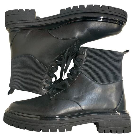 Johnston & Murphy Gianna Gore Lace up boot Combat Boot SZ 9 - Picture 4 of 8